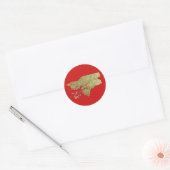 Guinea-Bissau Kaart Sticker (Envelop)