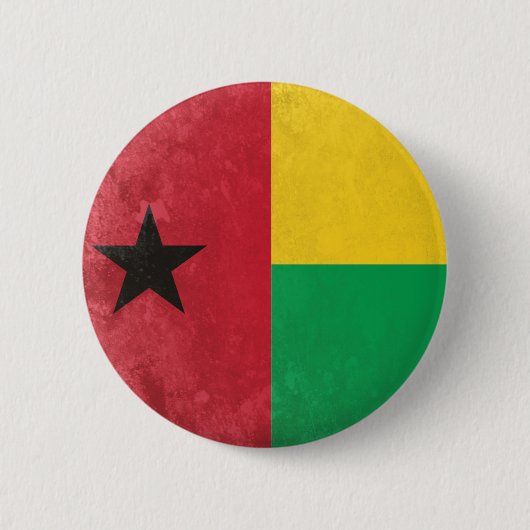 Guinea Bissau Ronde Button 5,7 Cm (Voorkant)