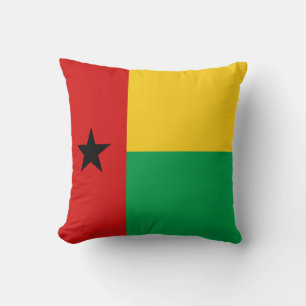 Guinea-Bissau Vlag x Vlag Kussen