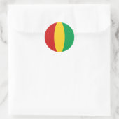Guinea-Conakry Fisheye Vlag Sticker (Tas)