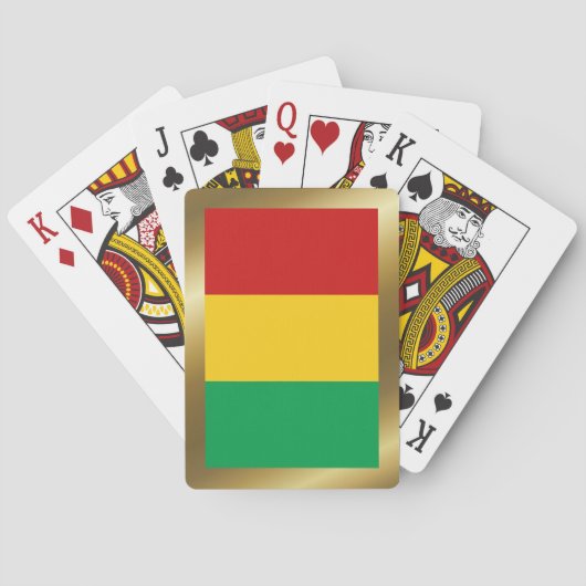Guinea-Conakry Vlag Speelkaarten (Achterkant)