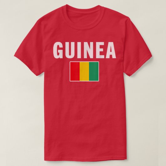 Guinea Equatorial Guinean Tee Flag Herinnering Gif T-shirt (Design voorkant)