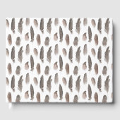 Guinea Farm Bird Feather Pattern Gastenboek (Voorkant)