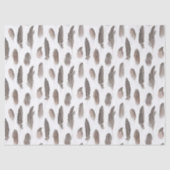 Guinea Farm Bird Feather Pattern Tissuepapier (Voorkant)