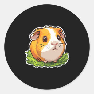 Guinea G Schattige Dieren Guinea G Comfort Kleuren Ronde Sticker