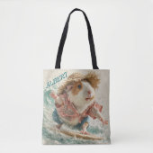 Guinea Pig Albert The Surfer Catching Waves  Tote Bag (Voorkant)