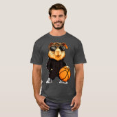 Guinea pig basketball T-Shirt (Voorkant volledig)