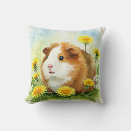 Guinea Pig Cavia Cavy Paardenbloemen Kussen