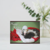 "Guinea Pig Christmas" Fotokaart Feestdagenkaart (Staand voorkant)