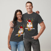 Guinea Pig Christmas Reindeer Christmas Lights T-shirt (Unisex)