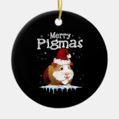 Guinea Pig Christmas Tree Keramisch Ornament (Voorkant)