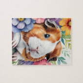 Guinea Pig Family Pet Portrait Legpuzzel (Horizontaal)