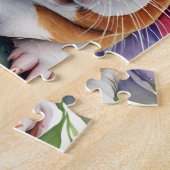 Guinea Pig Family Pet Portrait Legpuzzel (Zijkant)