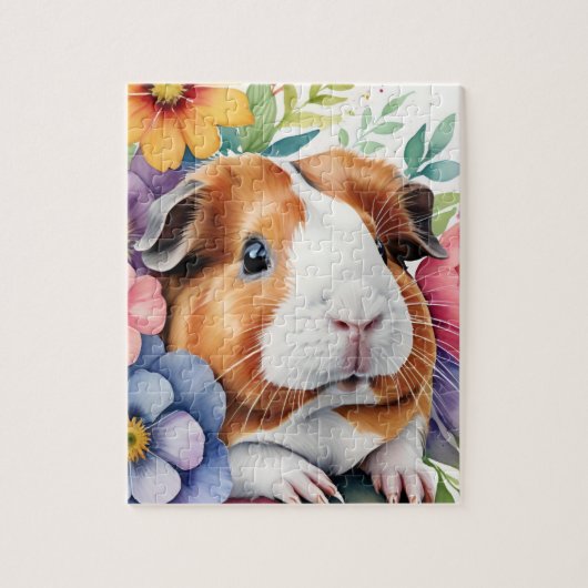 Guinea Pig Family Pet Portrait Legpuzzel (Verticaal)