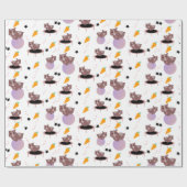 Guinea Pig Fitness Gym Funny Design Cadeaupapier (Vlak)