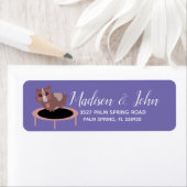 Guinea Pig Fitness Gym Funny Design Etiket (Insitu)