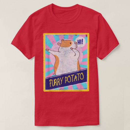 Guinea Pig Furry Potato Dabbing Funny Guinea Pigs T-shirt (Design voorkant)
