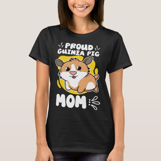 Guinea Pig Furry Potato Rodent Guinea Pig Owner T-shirt (Voorkant)