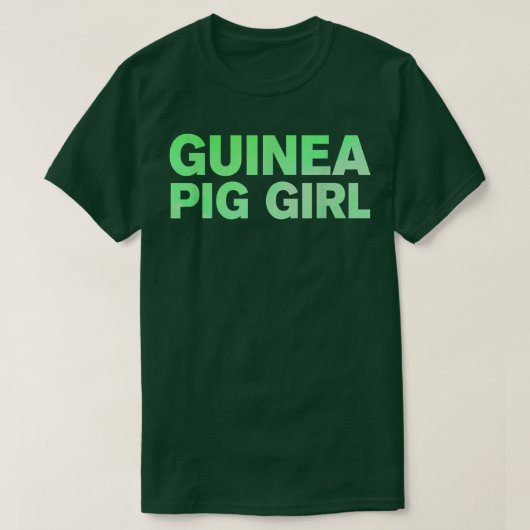 Guinea Pig Girl  T-shirt (Design voorkant)