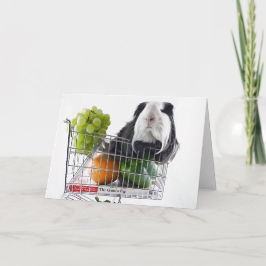 Guinea Pig greecard Kaart (Voorkant)