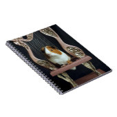 Guinea Pig Harp Notebook – Whimsical Storybook Notitieboek (Rechterzijde)