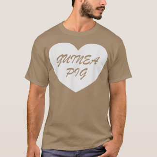 Guinea Pig Heart Uniek Pigs Lover Design T-shirt