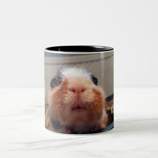 Guinea pig kiss mug tweekleurige koffiemok (Center)