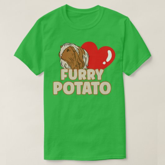 Guinea Pig Lover Furry Potato  T-shirt (Design voorkant)