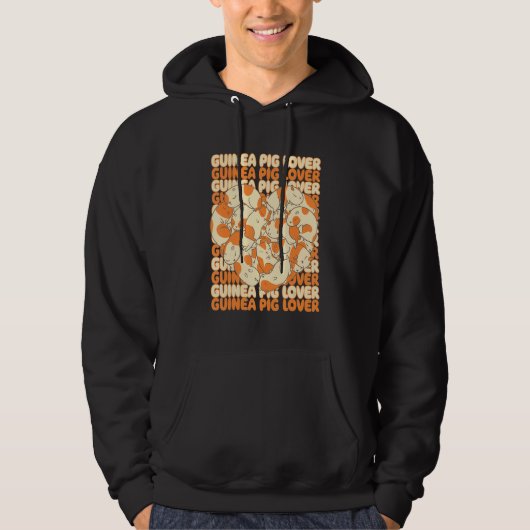 Guinea Pig Lover Graphic Guinea Pig Owner Cavy Ani Hoodie (Voorkant)