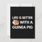 Guinea Pig Lover Notitiekaartje (Voorkant)