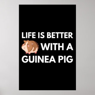 Guinea Pig Lover Poster