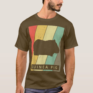 Guinea Pig Lover Vintage Retro Animal  T-shirt