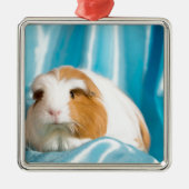 guinea pig metalen ornament (Voorkant)