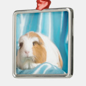 guinea pig metalen ornament (Links)