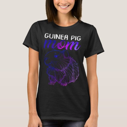 Guinea Pig Mom Cute Furry Potato Cavy Guinea Mom M T-shirt (Voorkant)