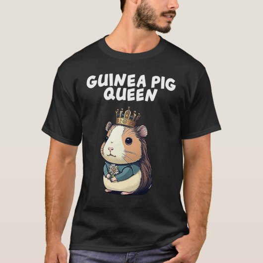 Guinea Pig Mom Dad Piggy Chew Cage 1 T-shirt (Voorkant)