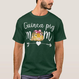 Guinea Pig Mom For Women and Girls and Mothers Day T-shirt