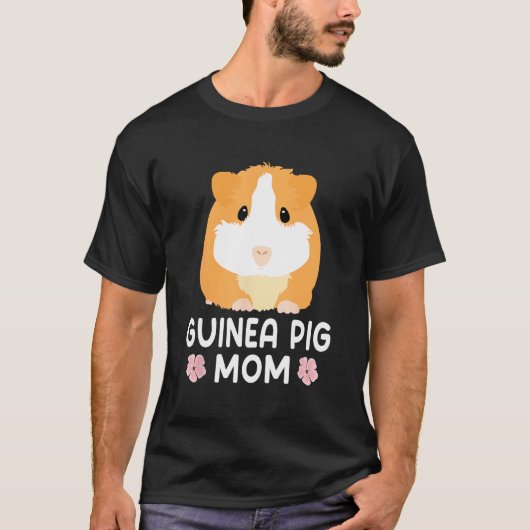 Guinea Pig Mom Guinea Pig   Mama Mother T-shirt (Voorkant)