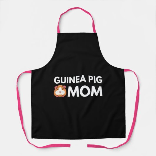 Guinea Pig Mom Schort (Voorkant)