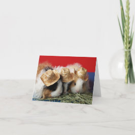 Guinea Pig Note Card Kaart