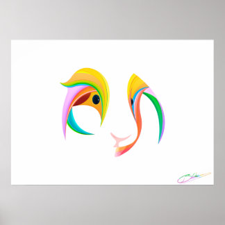 Guinea Pig or Two Birds Poster