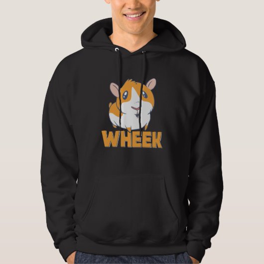 Guinea Pig Owner cute Wheek Hoodie (Voorkant)