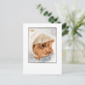 Guinea Pig Pet Selfie- DNM Briefkaarten (Staand voorkant)