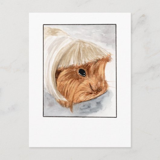 Guinea Pig Pet Selfie- DNM Briefkaarten (Voorkant)