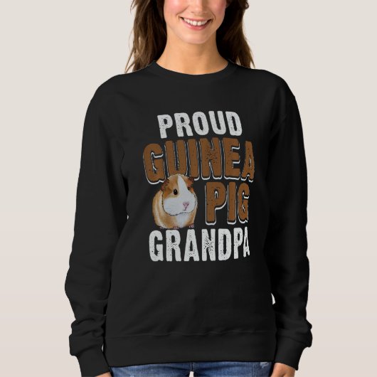 Guinea Pig Proud Guinea Pig Grandpa Trui (Voorkant)