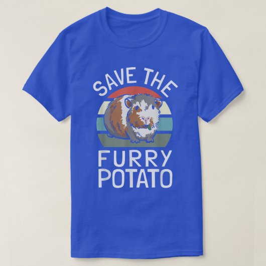 Guinea Pig Pun Furry Potato Guinea Pig T-shirt (Design voorkant)