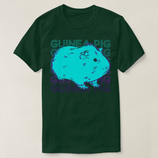 Guinea Pig Retro Premium2398 T-shirt (Design voorkant)