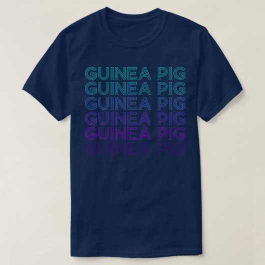 Guinea Pig Retro Premium 2399  T-shirt (Design voorkant)