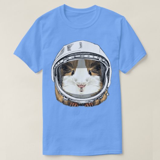 Guinea pig Rodent Astronaut Space Wildlife Animal  T-shirt (Design voorkant)