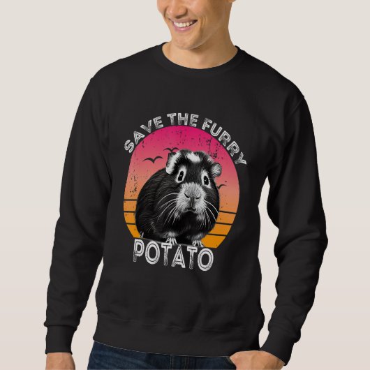 Guinea Pig Save The Furry Potato Trui (Voorkant)